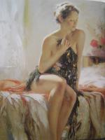 Pino Daeni - Impression oil painting.